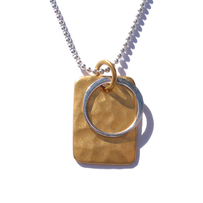 Gold Vermeil Tag