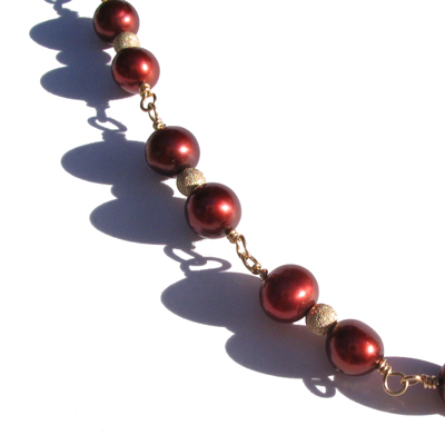 Cranberry pearls